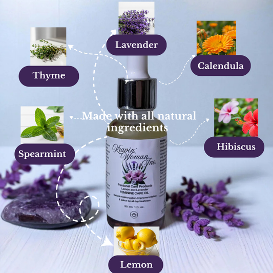 Lemon and Lavender Feminine Care Oil